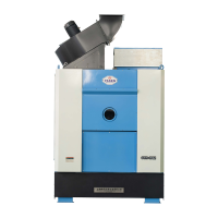 Through-type inclined discharge dryer